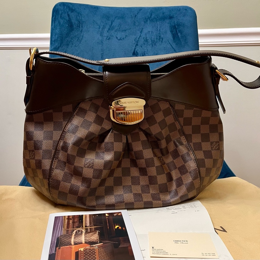 Louis Vuitton Damier Ebene Sistina MM - Picture 2 of 8